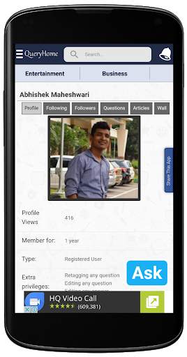 Question Answer App, QueryHome screenshot 8