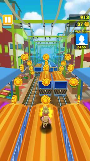Railway Runner 2: to the moon screenshot 1