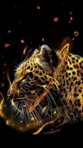 Fire Leopard Wolf--APUS Launcher fashion theme screenshot 6