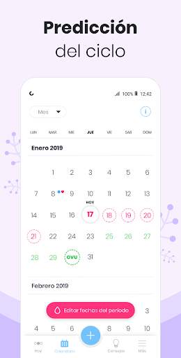 Calendario Menstrual Mia: Ovulacion Dias Fertiles screenshot 3