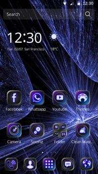 High Tech Black & Purple Theme screenshot 2
