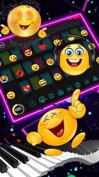 Colorful Midi Music Keyboard Theme screenshot 3