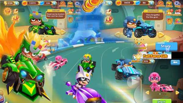 3D Car Tobot Racing: Superman kids screenshot 1
