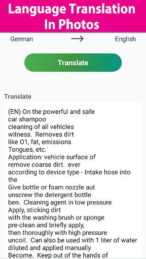 Language Translator - Translate directly Camera screenshot 5