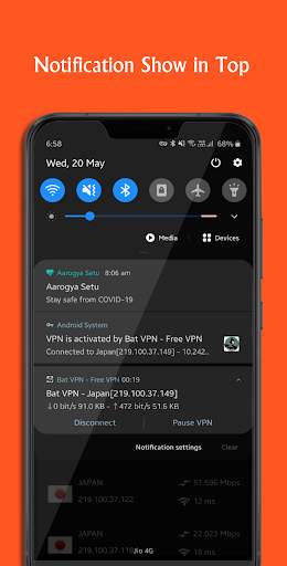 Bat VPN - Free VPN screenshot 5