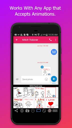 Stick Texting for WhatsApp screenshot 6
