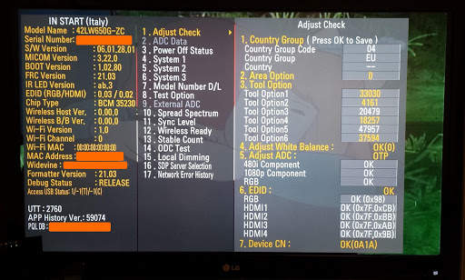 Service Menu Explorer for LG TV Lite screenshot 2