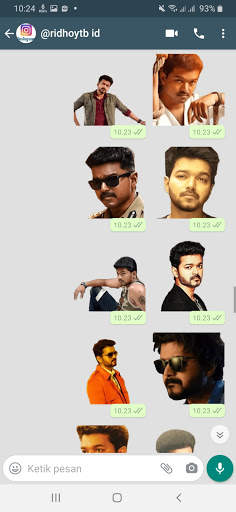 Sticker Wa Thalapathy Vijay WAStickerApps screenshot 3