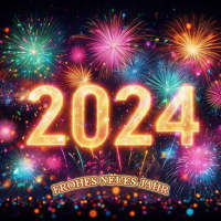 Frohes Neues Jahr 2024 logo