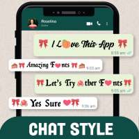Chat Style for WhatsApp -Fonts logo