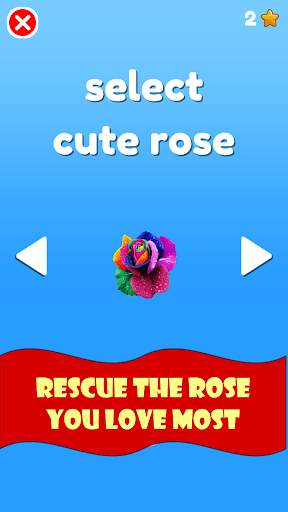 Cute Roses Rescue fast tap tap flappy fall games screenshot 2