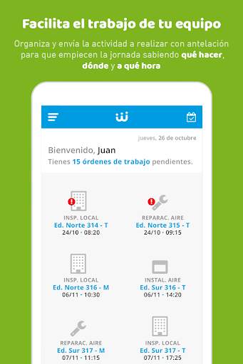 Work&Track Mobile | Gestión de screenshot 1