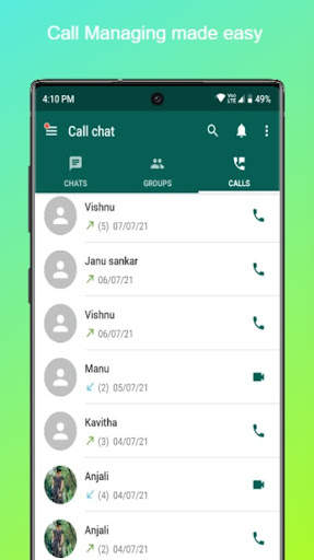 Call Chat Private Messenger 6 تصوير الشاشة