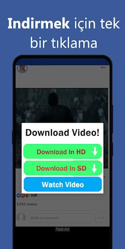 Video Downloader for Facebook: FB Video İndir screenshot 3