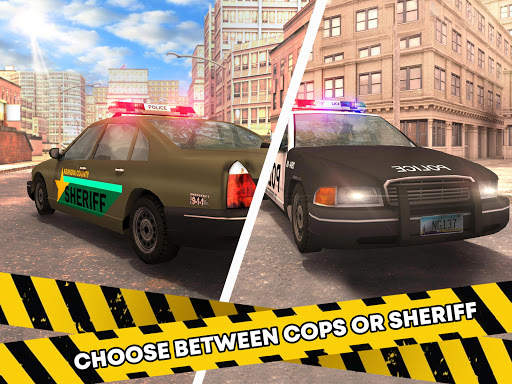 Cop Car Chase 🚨 Police Robber Racing City Crime screenshot 14