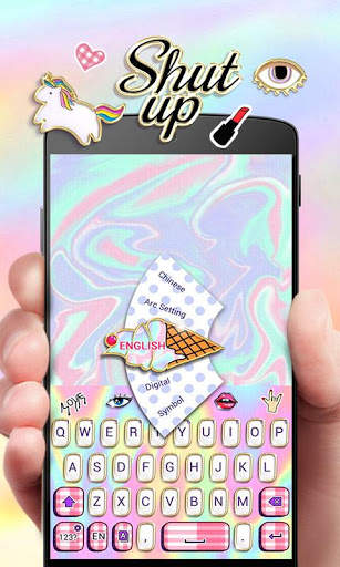 Shut Up GO Keyboard Theme स्क्रीनशॉट 1