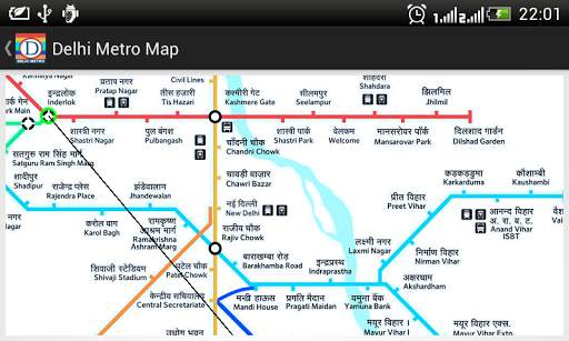 Delhi Metro Route Planner screenshot 12