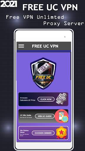 Free UC VPN Get UC Royal Pass Free Diamonds Tricks screenshot 4