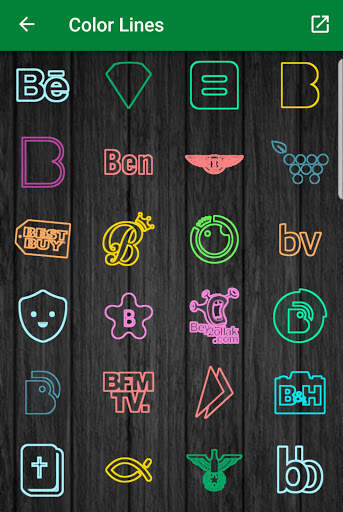 Color Lines - Icon Pack screenshot 8