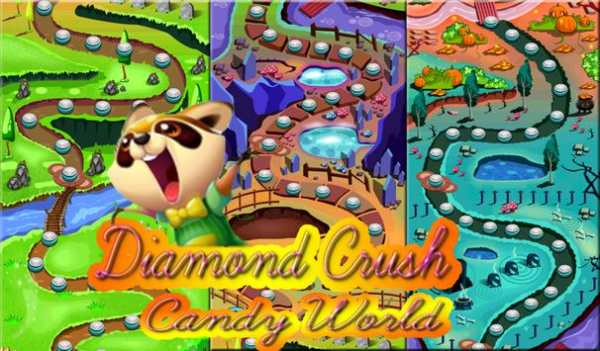 Diamond Crush : Candy World screenshot 1