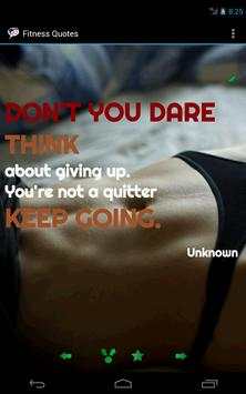 Fitness Quotes screenshot 20