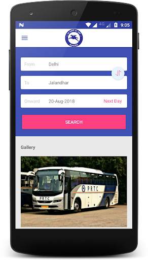 PRTC Bus Booking ( PEPSU ONLIN screenshot 2