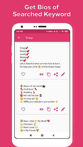 Bios Idea - Bios for Instagram - Quotes & Bios screenshot 19