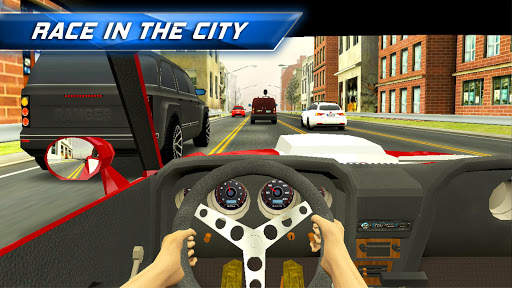 Racing in City: In Car Driving screenshot 1