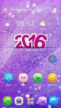 New Year 2016 eTheme Launcher screenshot 3