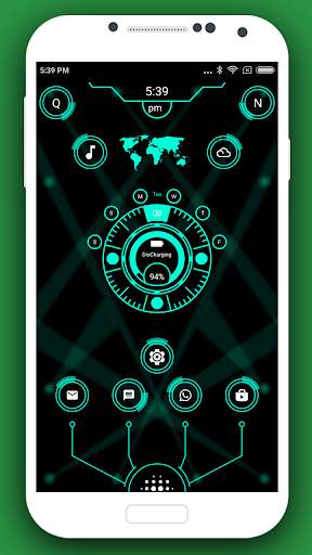 Futuristic Launcher 2020 - nextgen theme screenshot 8