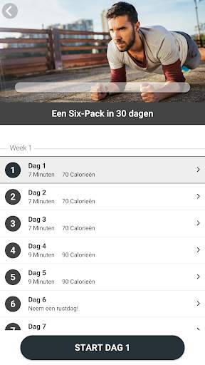 Workouts voor Mannen - Oefeningen voor thuis screenshot 7