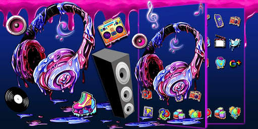 Graffiti Headphone Themes Live Wallpapers screenshot 2