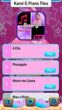 KAROL G Piano Tiles screenshot 1