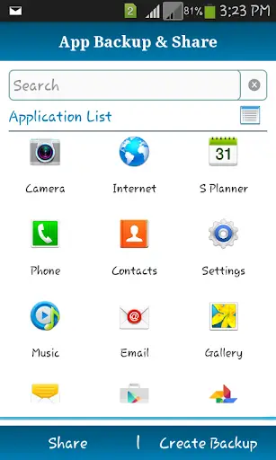 App Backup & Share screenshot 1