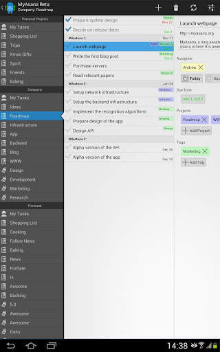 MyAsana - Asana Client screenshot 5