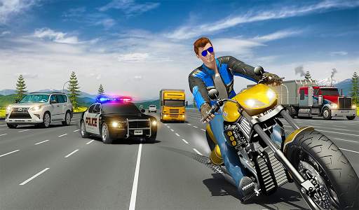 Tricky Moto Racing Traffic Highway Driving screenshot 5