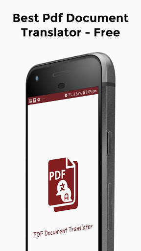 PDF Document Translator - Free स्क्रीनशॉट 1