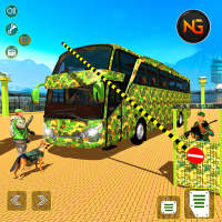 US Army Bus Driving: Bus Games logo