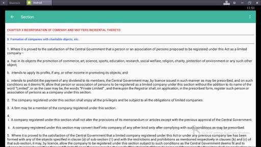 Company law 2013 screenshot 1