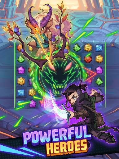 Puzzle Brawl - Match 3 RPG & PvP Battle Tactics screenshot 11