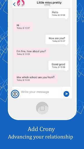 Crony - Anonymous social messenger screenshot 3