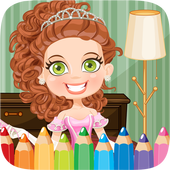 Princess Colorbook Coloring icon