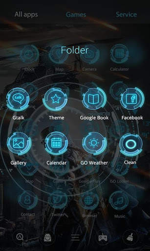 Play One Parallax GO Launcher Theme screenshot 4