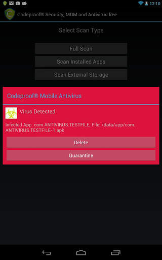 Codeproof MDM for Android screenshot 7
