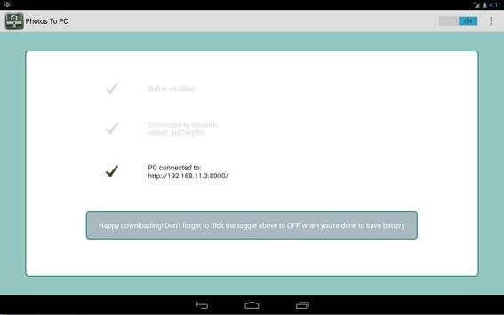 Photos To PC - wifi transfer screenshot 7