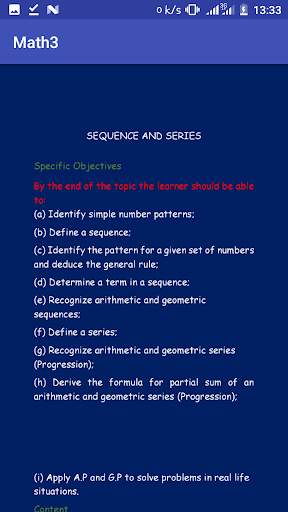Mathematics Form 3 Notes  K.C.S.E Topical Revision 4 تصوير الشاشة