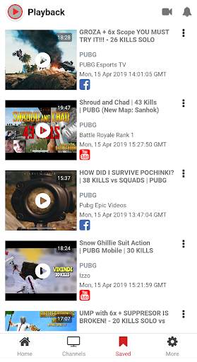 Playback Games - Pubg Videos, Gameplay & More screenshot 3