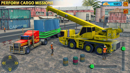 Crane Driving Simulator Game screenshot 19