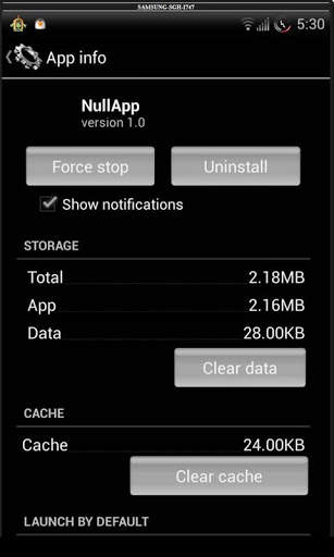 Null App screenshot 2