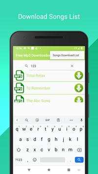 Free Mp3 Downloader 5 تصوير الشاشة